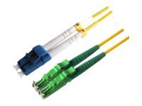 MicroConnect 3m Fiberoptisk Nettverkskabel E2000 til LC/UPC Enkeltmodus