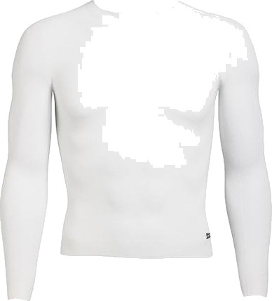 Skinnies WEB trøye m/rund hals lang arm hvit L 1 stk