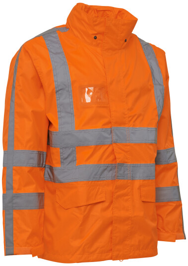Elka Synlighetsregnjakke 086005r Oransje Str. M