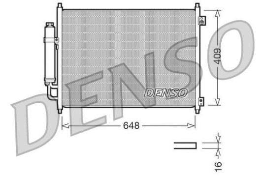 Kondensator DENSO DCN46001 Kondensator DENSO DCN46001