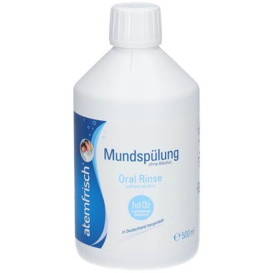 Munnvann Frisk pust Atemfrisch høydose Oxygen 500 ml.