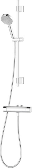 Mora MMIX II 334025 Dusjsett med blandebatteri, 40 c/c, krom Innløp opp, Baderom