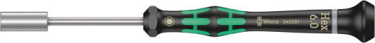Wera 2069 Micro, Sort, Grønn, 1 stykker, 6 mm, 9,7 cm, 1,3 cm, 6 cm