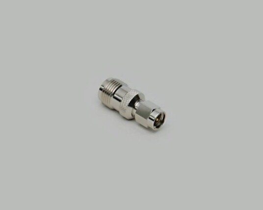 Bkl Electronic 0419424, N Jack, Rp 3.5 Jack, Hankjønn/Hunkjønn, 50 O, Sølv