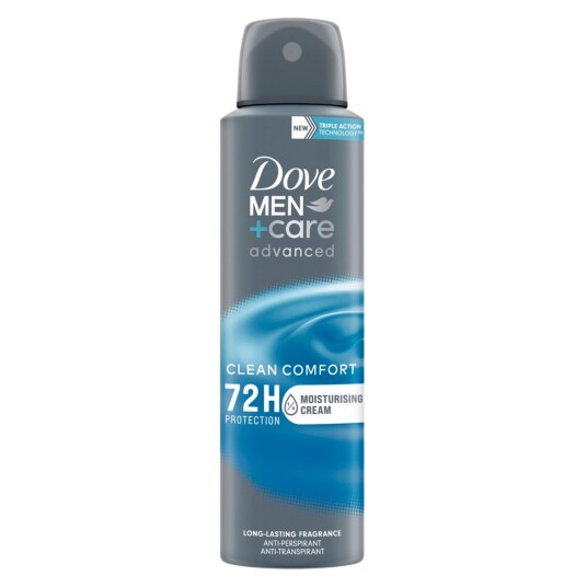 Dove Men+Care 72h Advanced Clean Comfort Spray 150 ml Dove Men+Care 72h Advanced Clean Comfort Spray 150 ml