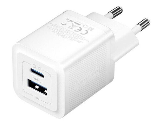 Vention Wall charger FEQW0-EU USB-C + USB- A 30W/30W GaN (white)