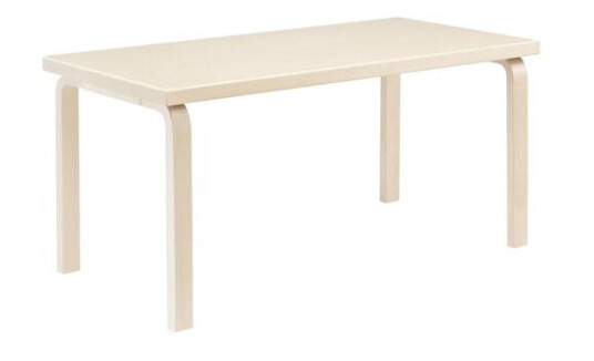 artek Aalto 80A Bord Rektangulært Bjørk