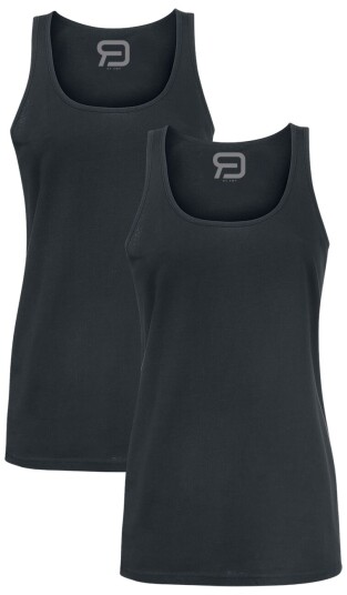 RED by EMP Topp Topper Double Pack XS til XL Damer svart
