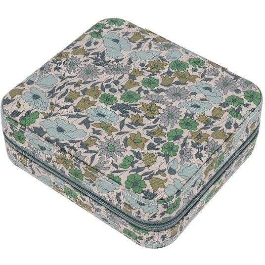 Bon Dep Jewelry Box Octa MW Liberty Poppy And Daisy Teal