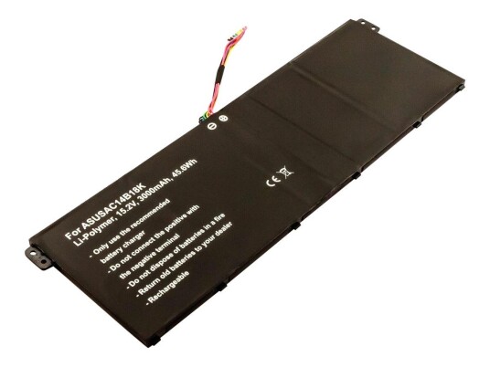 CoreParts batteri til bærbar PC - Li-pol - 3 Ah - 45.6 Wh (MBXAS-BA0012)
