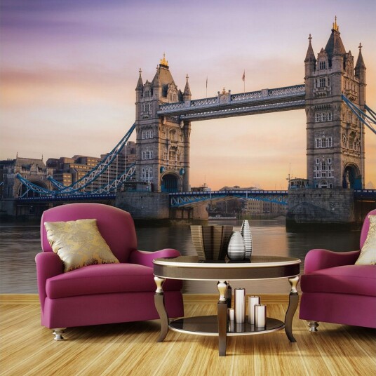 Fototapet Tower Bridge Morgengry 400x309 - Artgeist sp. z o. o.