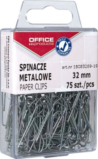 Office Products Office Products Metallstifter 32 Mm I Eske 75 Stk. Sølv