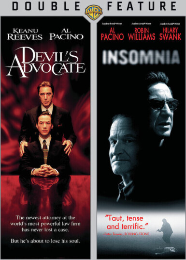 Devil's Advocate / Insomnia (double Feature) DVD