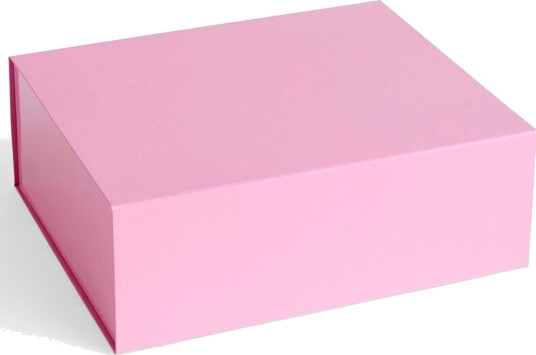 HAY Colour Storage M boks med lokk 29,5 x 35 cm Light pink HAY Colour Storage M boks med lokk 29,5 x 35 cm Light pink