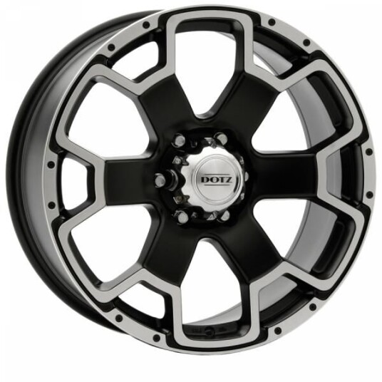 Dotz Desert Matt Black Polished 9x20 6x139.7 ET35 B67.1 Dotz Desert Matt Black Polished 9x20 6x139.7 ET35 B67.1