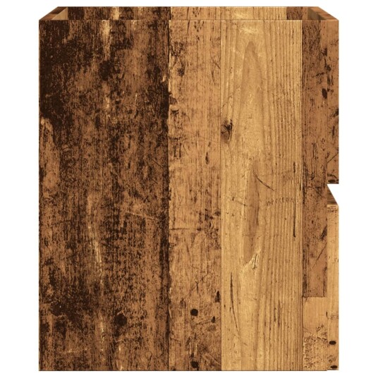  Baderomsskap gammelt tre 60x38,5x45 cm konstruert tre 8721158437174