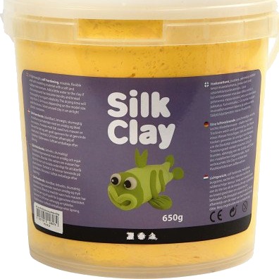 Silk Clay Silk Clay Gul 650G 1 Bøtte