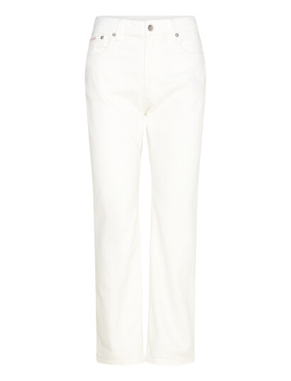 Calvin Klein Jeans High Rise Straight Chalk White White SH/29