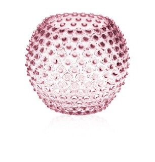 Hobnail Globe Vase 18 cm Rosa
