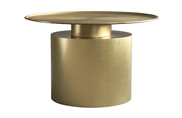 Pillar Sofabord Low Brass Antique