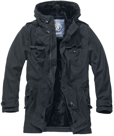 Brandit Vinterjakke - BW Parka - S til 5XL - Herrer - svart Brandit Vinterjakke - BW Parka - S til 5XL - Herrer - svart