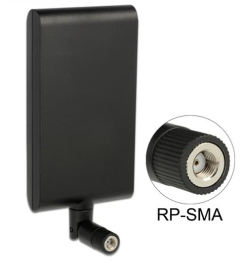 Delock Wlan 802.11 Antenna Rp-sma 7,5-10dbi Directional Delock Wlan 802.11 Antenna Rp-sma 7,5-10dbi Directional