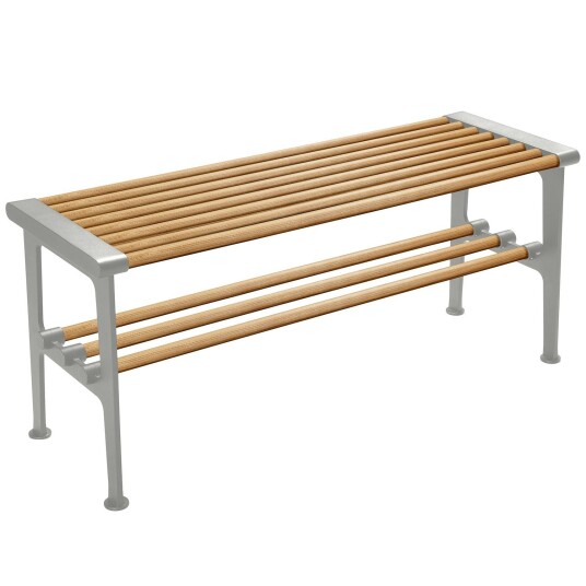 Essem Design Nostalgi Benk 100 cm Eik / Aluminium
