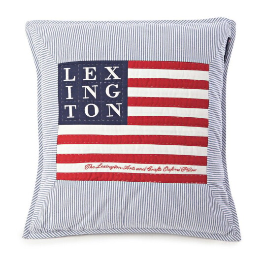 Lexington Icons Arts & Crafts putetrekk 50x50 cm Blue-white