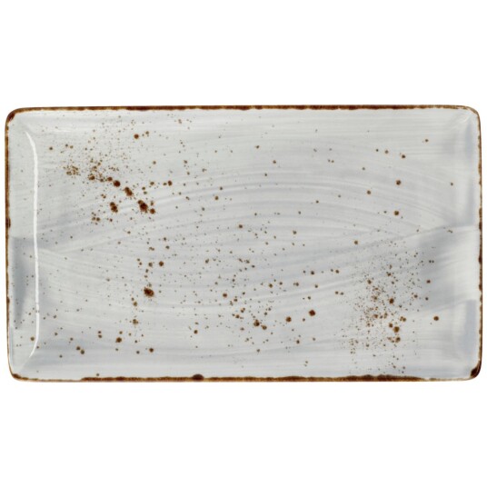VEGA Serveringsfat Nebro; 33.5x19x2.1 cm LxBxH; Lysegrå; 3 Stykk / Forpakning