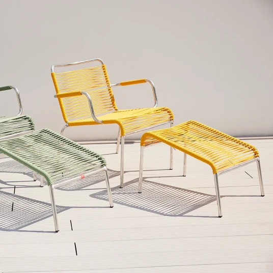 Fiam Mya loungestol yellow Fiam Mya loungestol yellow