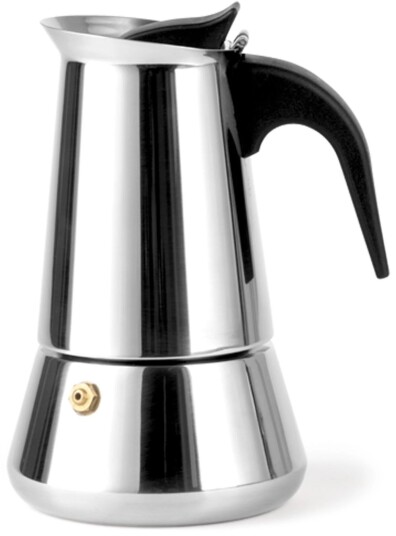 Leopold Vienna Trevi Espressokanne 4 kopper Induksjon StÃ¥l