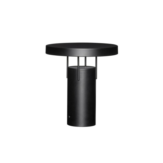 BringMe LED batteridrevet bordlampe matt svart høyde 28 cm – HÜBSCH Terrasse 28 Svart