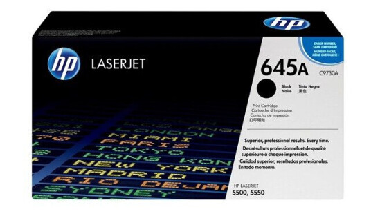 HP 645A / C9730A Black Toner - Laser toner Svart