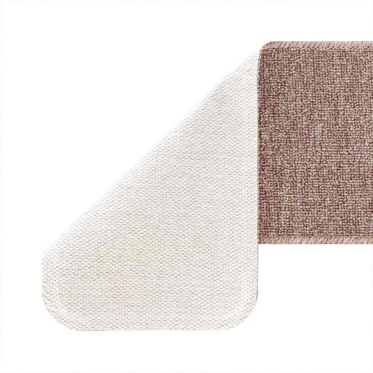  Anti skli Trapematter 15 pcs Lysebrun 75 x 20 cm PP