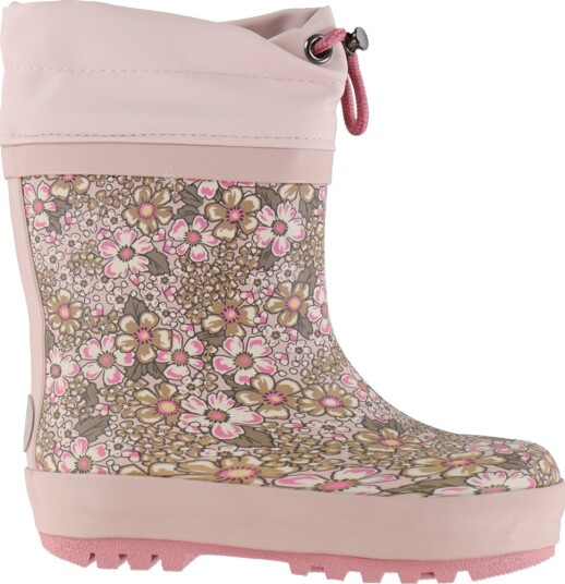 Wheat Rubber Boot Thermo DIM ROSE FLOWERS 31