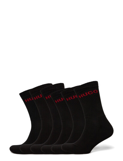 HUGO 6P Qs Rib Logo Cc Black 39 42 HUGO 6P Qs Rib Logo Cc Black 39 42