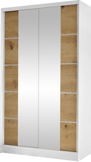 Glenmore Garderob m. Spegel White -