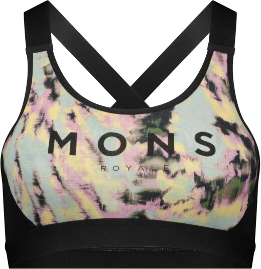 Mons Royale Stella X-Back Bra rad things/black XS