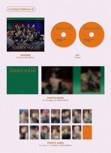 Seventeen  SEVENTEEN JAPAN BEST ALBUM [ALWAYS YOURS] (Limited Edition B)  CD