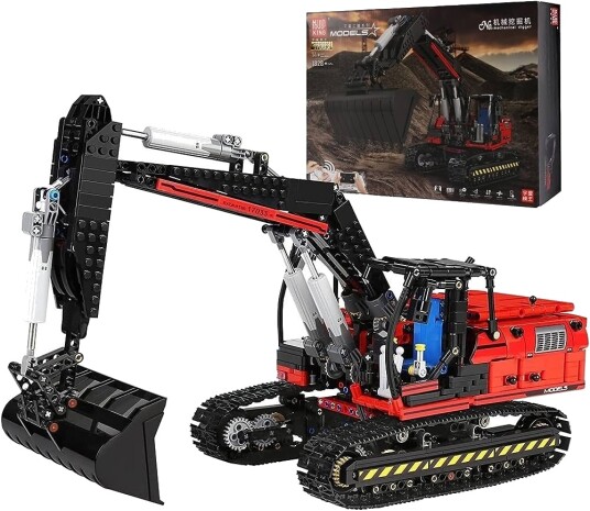 Mould King Excavator - Red