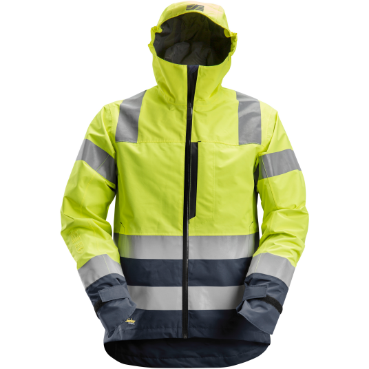 Snickers Workwear 1330 AllroundWork Skalljakke varsel, gul/blå Varsel, Gul/Blå, Klær