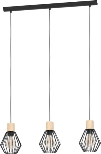 Eglo Palmorla Langbord 3Xe27 L760 Sort/Eg Fsc Eglo Palmorla Langbord 3Xe27 L760 Sort/Eg Fsc