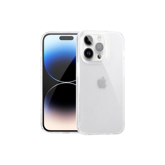 iiglo iPhone 15 Pro / 14 Pro Silikondeksel (gjennomsiktig)