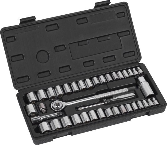 Kreator Pipenøkkelsett 3/8" 39 Deler