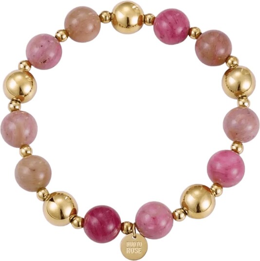 Bud To Rose Kelly Bracelet Pink/Gold   Gold   ONE SIZE