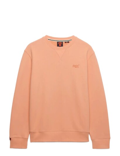 Superdry Essential Logo Crew Sweatshirt Coral XXXL Superdry Essential Logo Crew Sweatshirt Coral XXXL