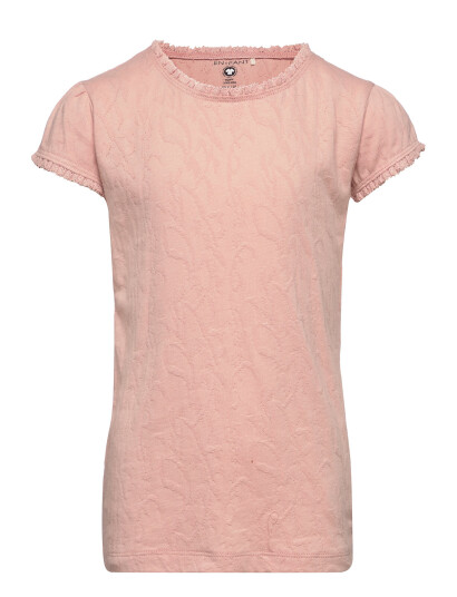 En Fant T-Shirt Ss Jacquard Pink 62 En Fant T-Shirt Ss Jacquard Pink 62
