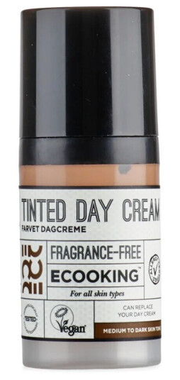 Ecooking Tinted Day Cream 30 ml - Fuktighetsgivende og Tonet Dagkrem for Alle Hudtyper Ecooking Tinted Day Cream 30 ml - Fuktighetsgivende og Tonet Dagkrem for Alle Hudtyper