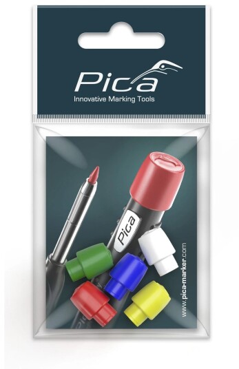 Pica Marker Pica Dry Mark??rsett Fargede hetter