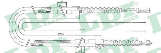 Bremsewire LPR C0031B Bremsewire LPR C0031B